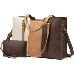 Women Versatile Laptop Bag with Organizers Comfortable and Practical Business